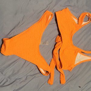 Shein orange bikini